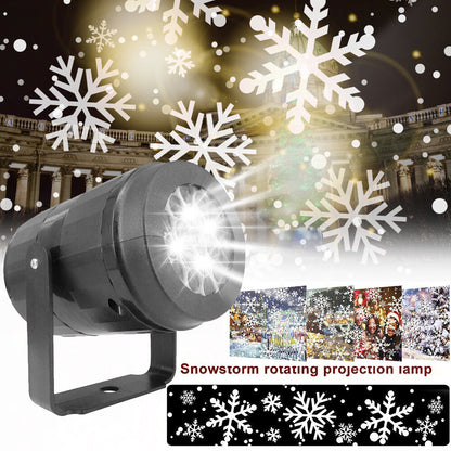 Christmas LED Snowflake Projector Laser Light Snowfall Outdoor Xmas Decor Lamp